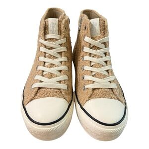 Blowfish Malibu Sherpa High-Top Sneakers | Size 7.5